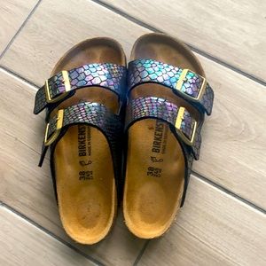 Birkenstock Arizona Snakeskin Size 38